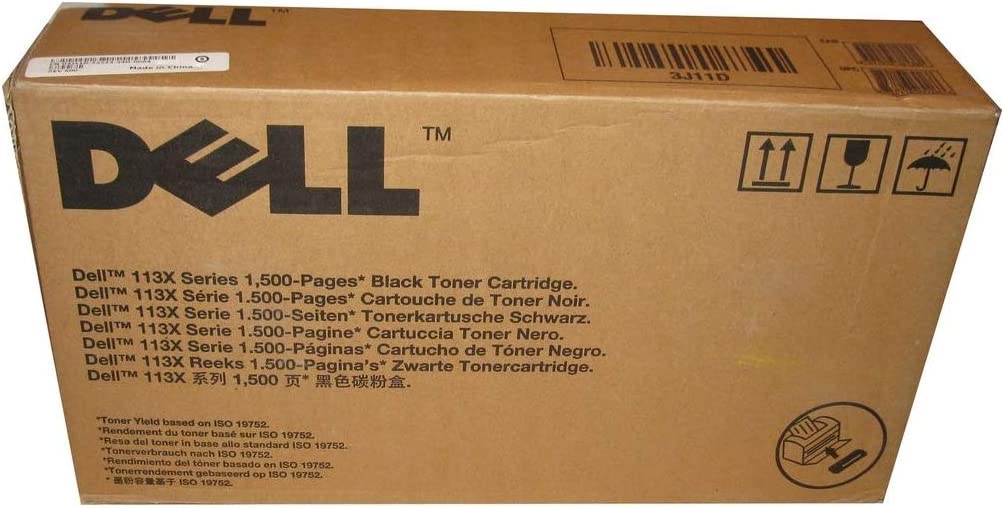         Dell 3J11D Black Toner Cartridge 1130/1130n/1133/1135N Laser Printers       