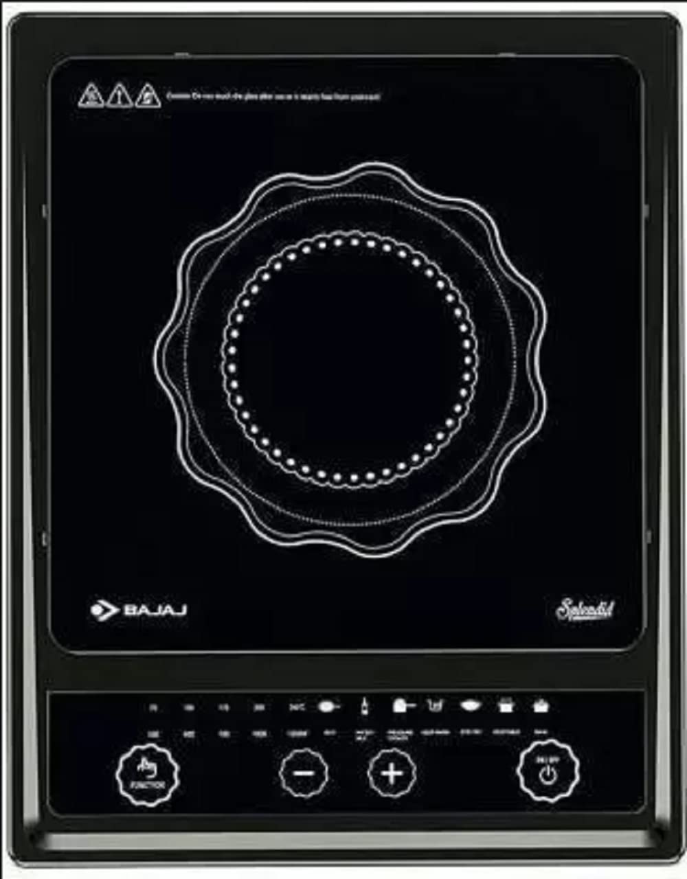 BAJAJ by Bajaj ICX 120 Plus Induction Cooktop (Black, Push Button)
