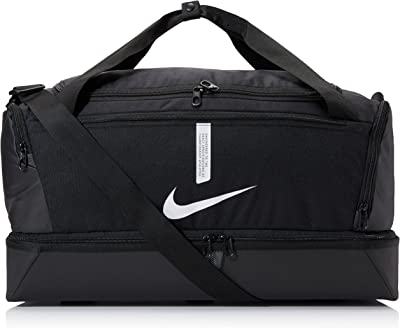 Academy Team, Football Duffel Bag,Black/Black/(White)