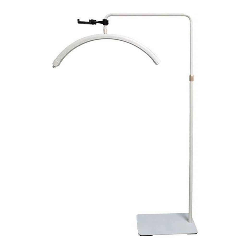 Vertical Eyelash Light with Stepless Dimmable Facial Treatment Light,Remote Control Button Floor Light for Manicurists and Tattoo Artists (Color : 24inch White)