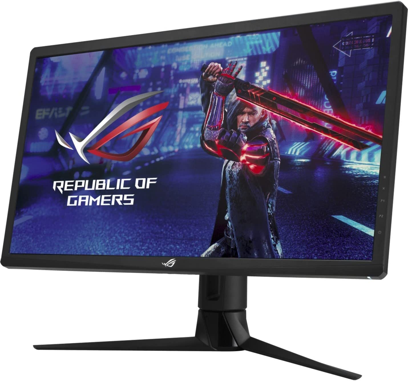        ASUS ROG Strix 27” 4K HDR 144Hz DSC Gaming Monitor (XG27UQR) - UHD (3840 x 2160), IPS, 1ms, Extreme Low Motion Blur, DisplayHDR 400, DCI-P3 90%, G-SYNC Compatible, Eye Care, DisplayPort, HDMI,