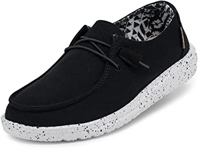 Women's Wendy Black Odyssey Size 11 | Women’s Shoes | Women’s Lace Up Loafers | Comfortable & Light-Weight