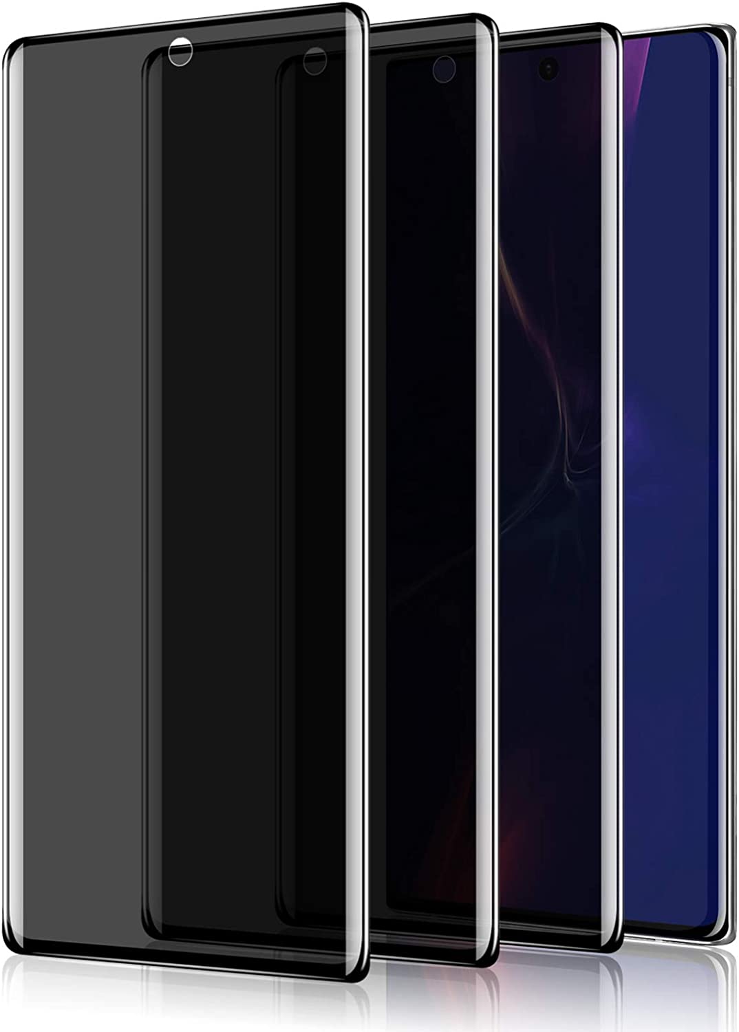         LYWHL [3 Pack] for Samsung Note 20 Ultra Privacy Screen Protector Anti-Spy, Tempered Glass Screen Protector for Note 20 Ultra 5G, Black 9H Hardness Bubble Free[Don’t Support Fingerprint Unlock