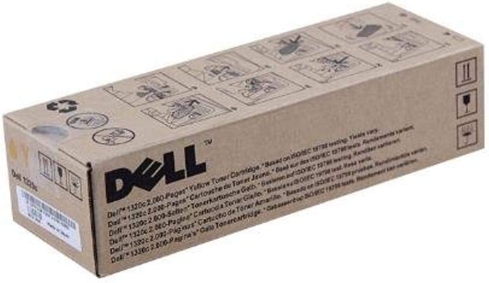         Dell PN124 Yellow Toner Cartridge 1320c Color Laser Printer       