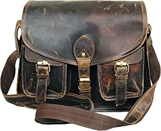 buffalo Leather Crossbody Purse Women Shoulder Bag Satchel Ladies Travel Purse Genuine Leather