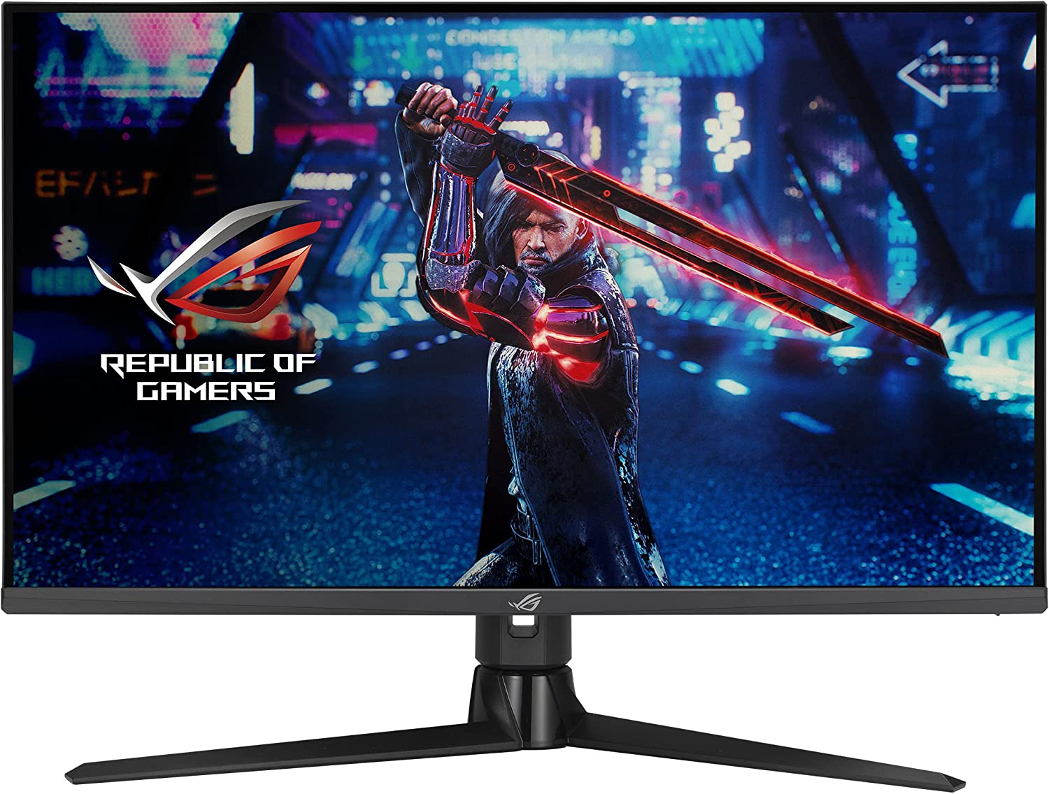        ASUS ROG Strix 32” HDMI 2.1 DSC Gaming Monitor (XG32UQ) - 4K UHD (3840 x 2160), Fast IPS, 160Hz, 1ms, G-SYNC compatible, FreeSync Premium Pro, DisplayPort, USB, HDMI, DisplayHDR600, Variable O