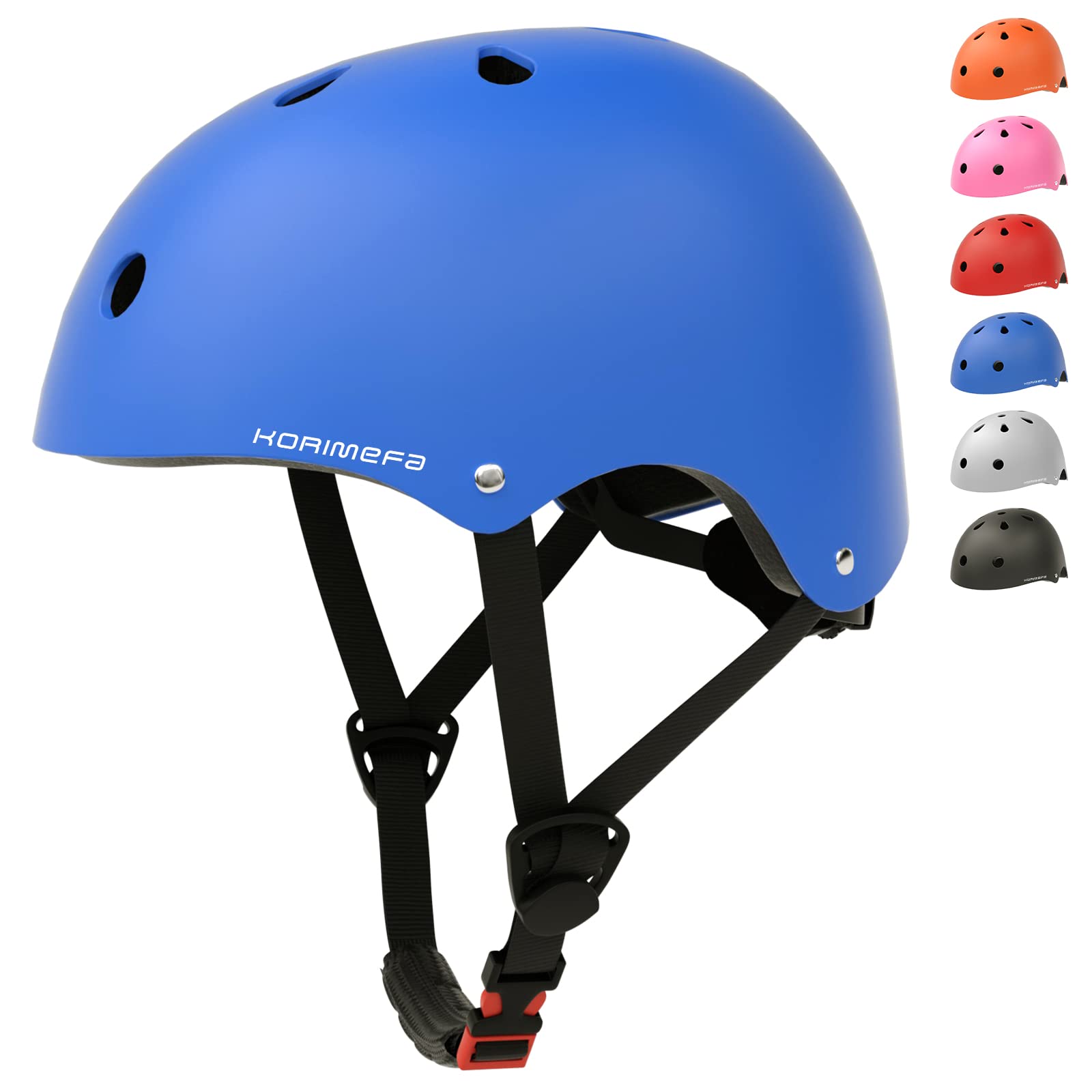 KORIMEFA Skateboard Helmet Roller Skate Helmet Adult Helmet Helmets for Kids 8-14 Helmets for Adults Helmets for Kids Ages 8-14 Skating Skate Hoverboard Climbing Helmet Youth Teen Helmet