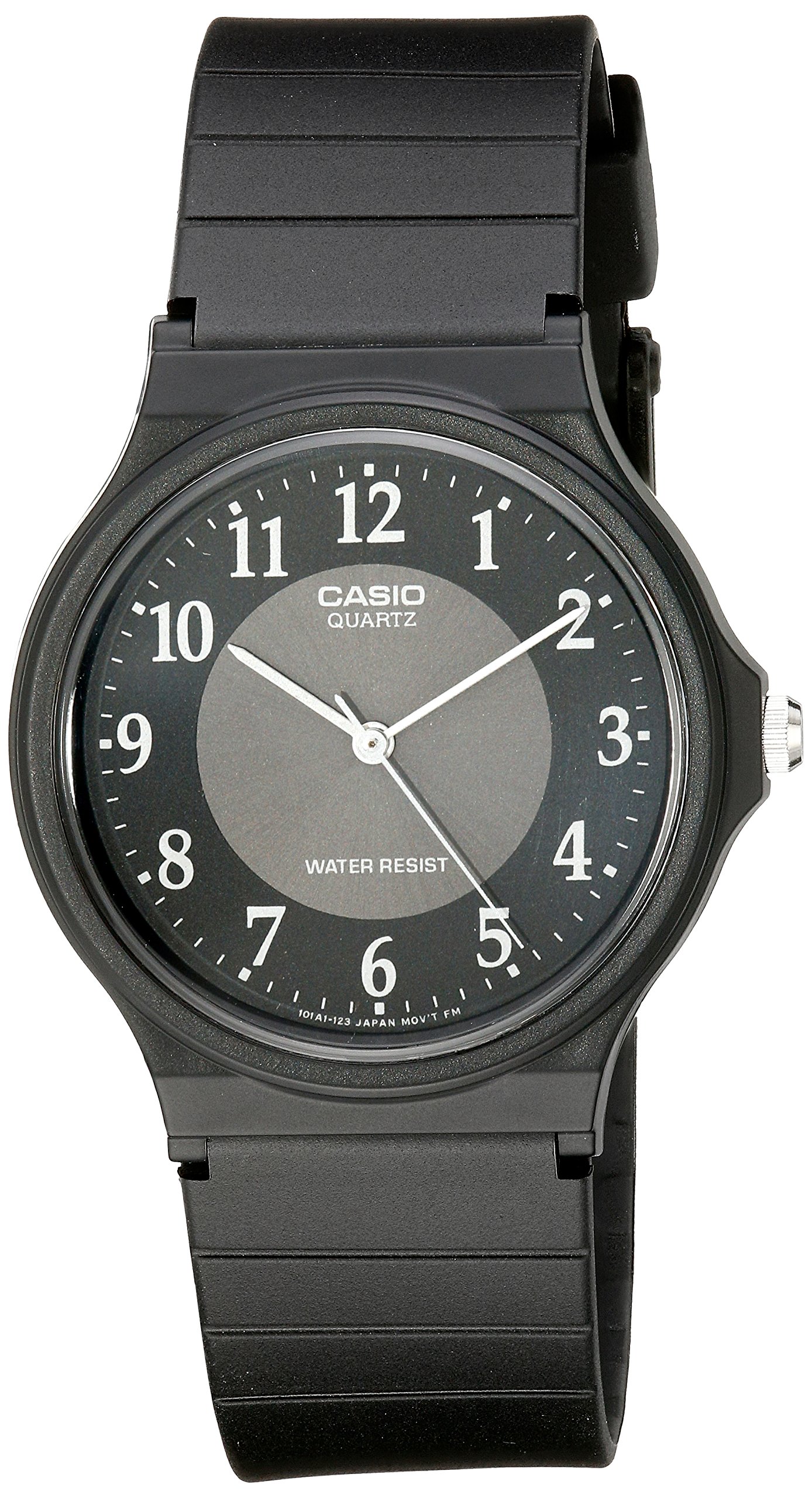 Men's MQ24-1B3 Watch with Black Rubber Band