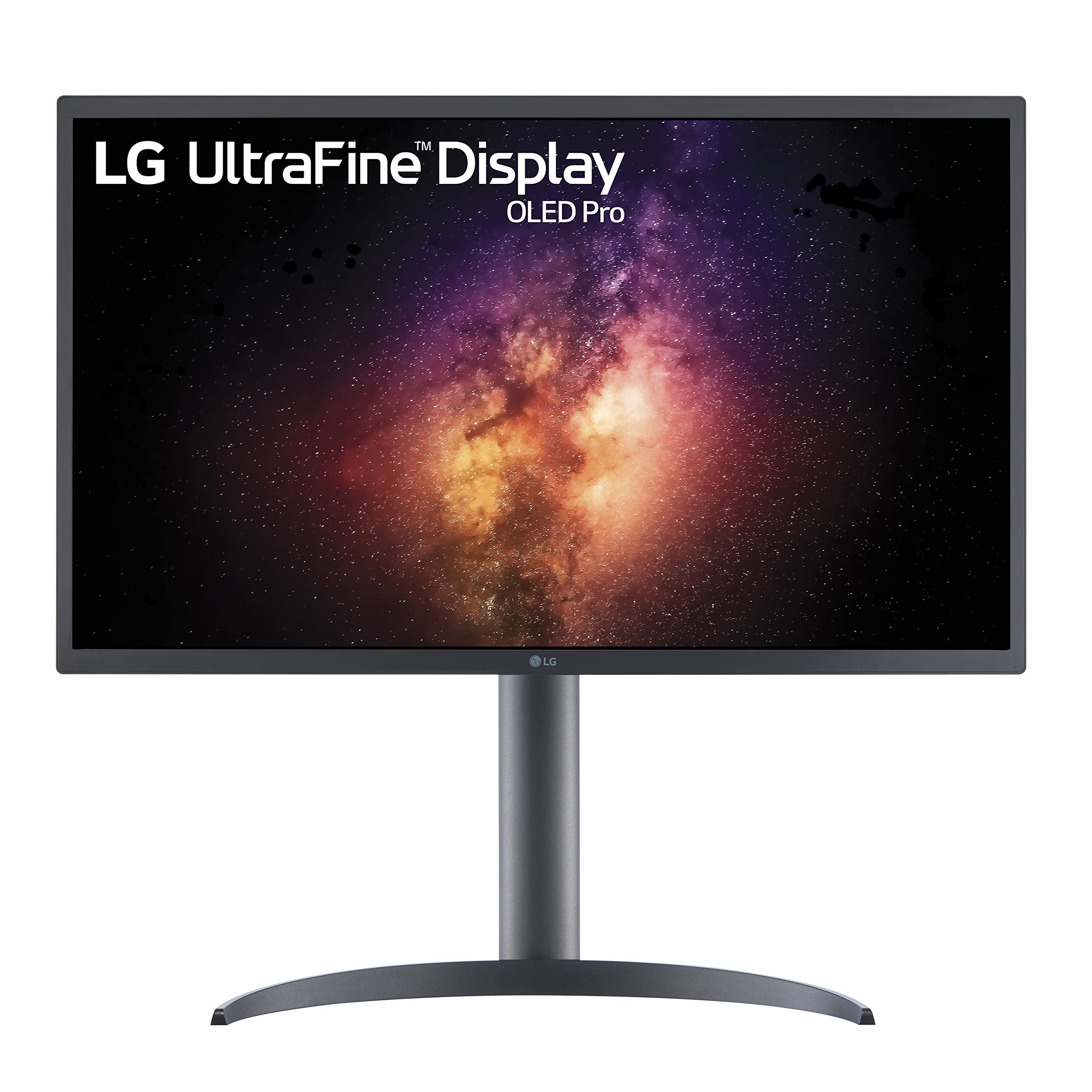 LG 27EP950-B 27” Ultrafine UHD (3840 x 2160) OLED Pro Display with Adobe RBG / DCI-P3 99%, VESA Display HDR 400 True Black, 1M:1 Contrast Ratio and Tilt/Height/Pivot Adjustable Stand - Black