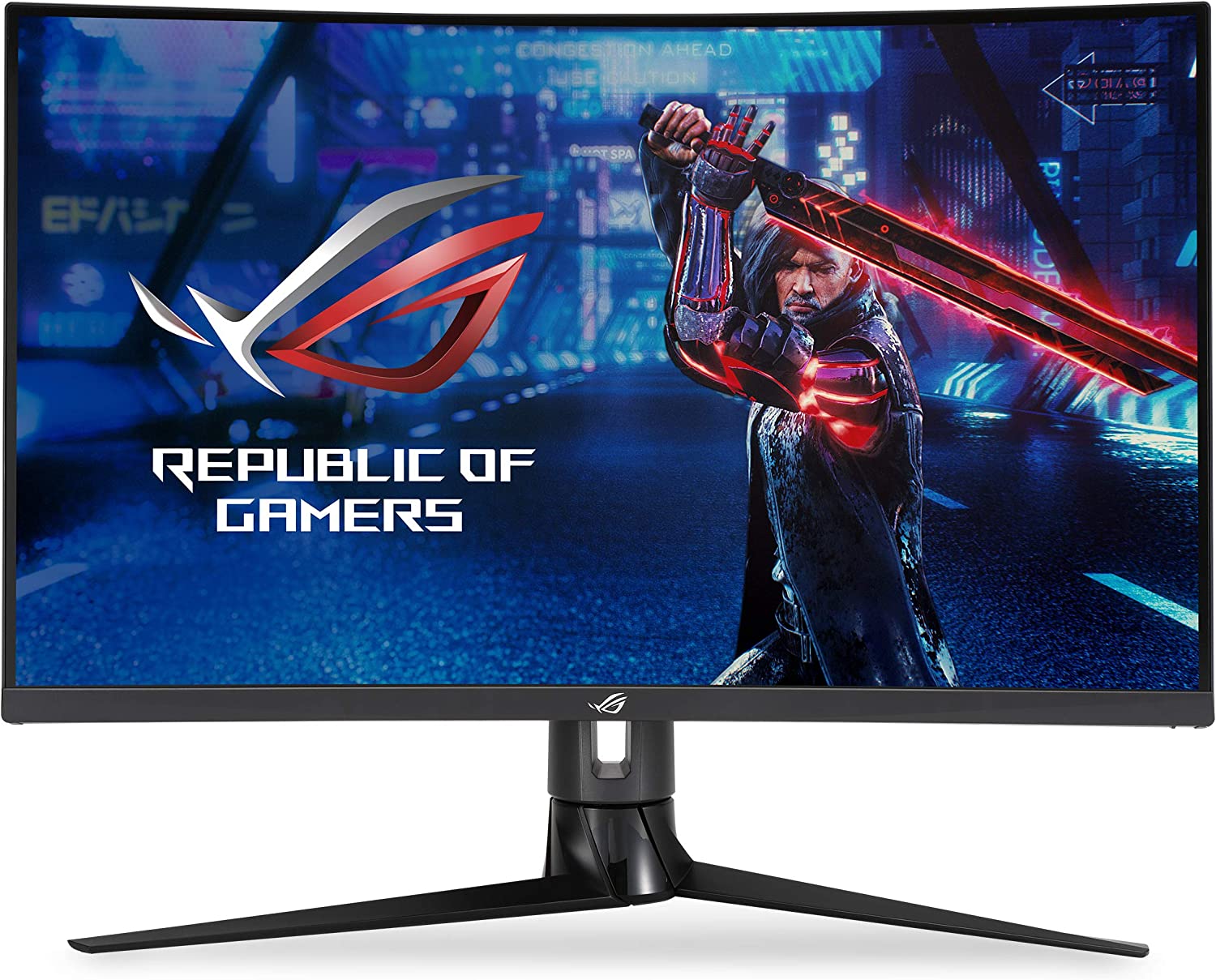         ASUS ROG Strix 31.5” 1440P Curved Gaming Monitor (XG32VC), QHD (2560 x 1440), 170Hz, 1ms, Extreme Low Motion Blur Sync, FreeSync Premium Pro, HDMI DisplayPort USB 3.0 Type C, 125% sRGB, Displa
