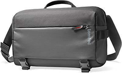 Compact EDC Sling Bag for MacBook Pro 14-Inch M1 Pro/Max, Minimalist Chest Shoulder Backpack Crossbody Bag, Water-resistant Lightweight Everyday Carry Bag for Business, Travel, Work, Gym, Sport