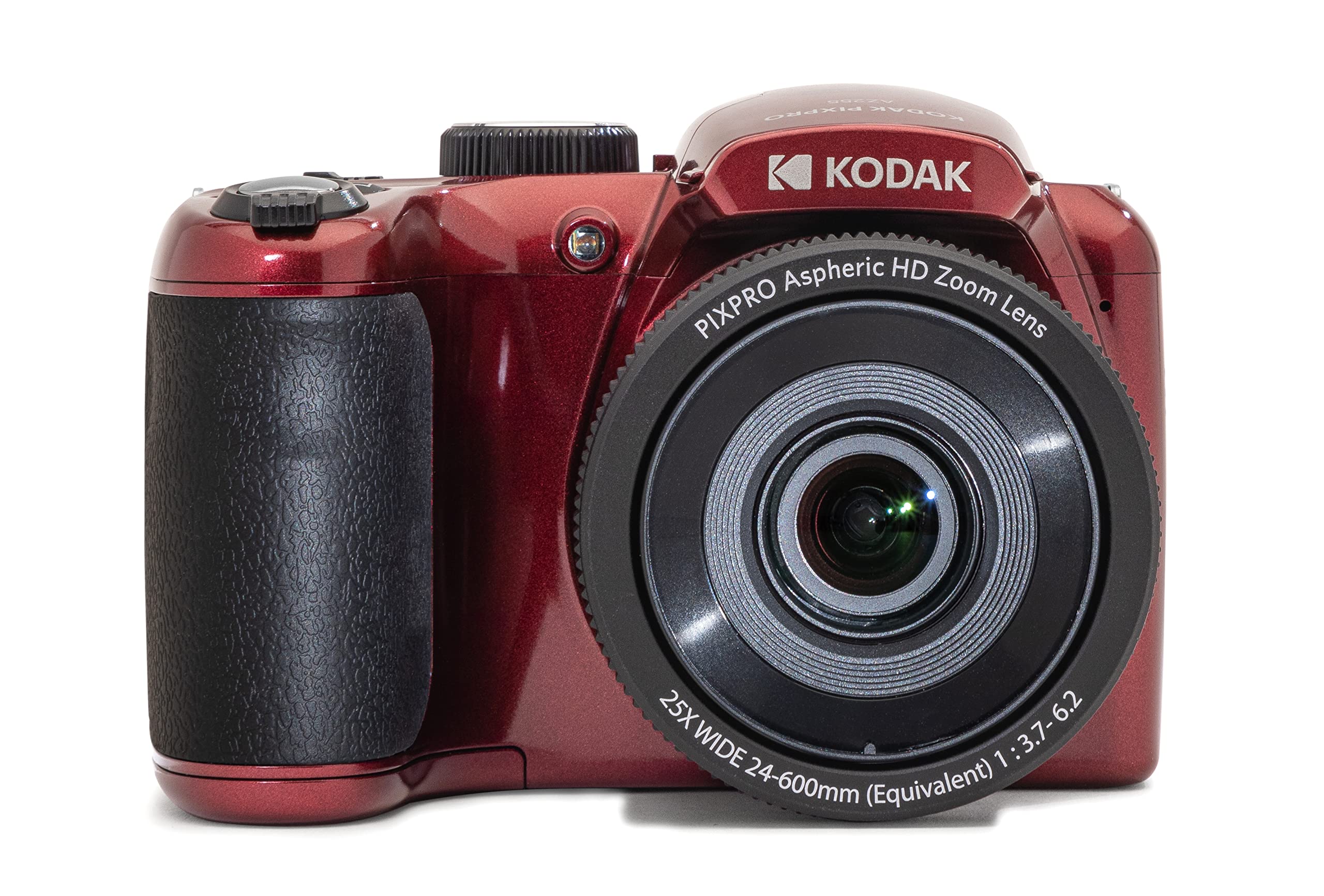 KODAK PIXPRO Astro Zoom AZ255-RD 16MP Digital Camera with 25X Optical Zoom 24mm Wide Angle 1080P Full HD Video and 3" LCD (Red)