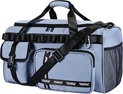 Large Duffle Bag Men for Travel, 40L Duffel Bag Dry Wet Separation Waterproof Travel Gym Backpack for Women Men, Perfect for Travel Backpack Mountain Climbing Airline Camping and Hiking