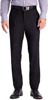 Men's Premium Stretch Texture Weave Slim Fit Dress Pant