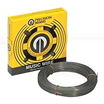          Precision Brand 039-21026 Music Wire, 0.026″ Diameter, 1 lb. Coil, High Carbon, Spring Tempered, C1085 Steel, 337 KSI Min Tensile Strength, 373 KSI Max Tensile Strength        