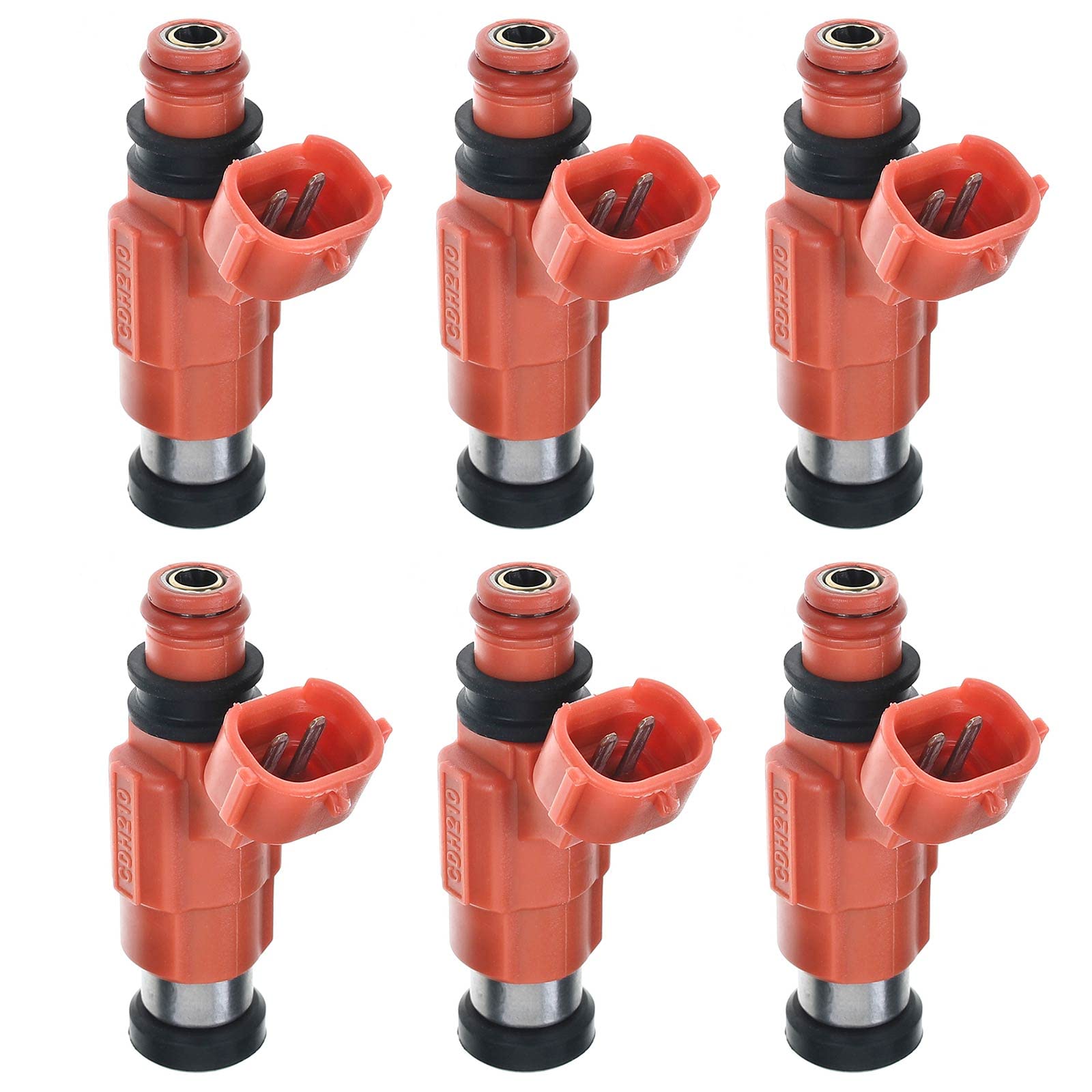 A-Premium Fuel Injector Compatible with Chrysler Sebring Dodge Stratus Mitsubishi Eclipse 2001-2005 Galant 2000-2003 Montero Sport 2002-2003 6-PC