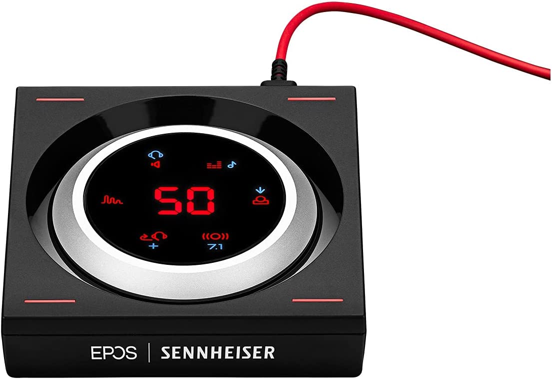         EPOS | Sennheiser GSX 1000 Gaming Audio Amplifier / External Sound Card, with 7.1 Surround Sound, Side Tone, Gaming DAC and EQ, Headphone amp Compatible with Windows, Mac, Laptops and Desktops