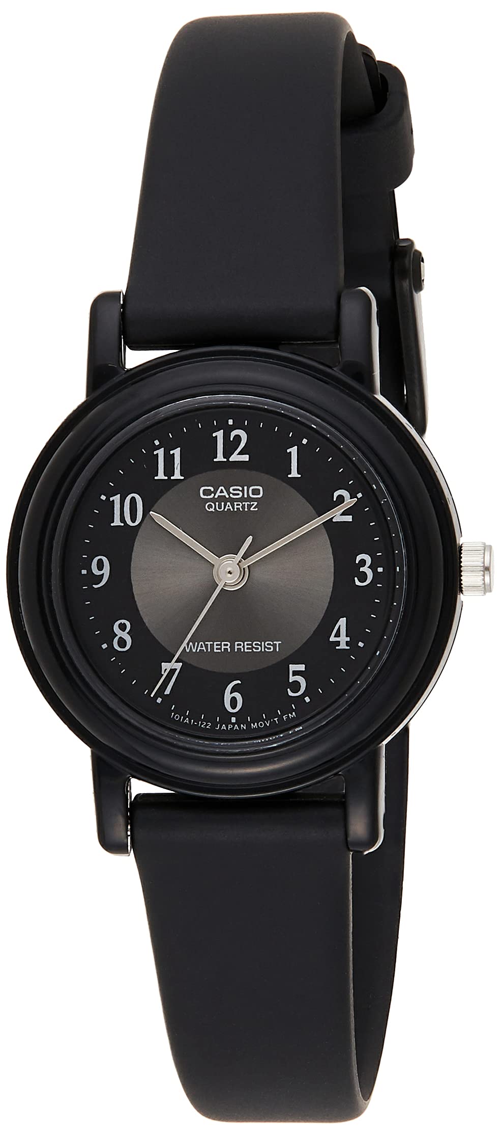 Women's LQ139A-1B3 Black Classic Resin Watch