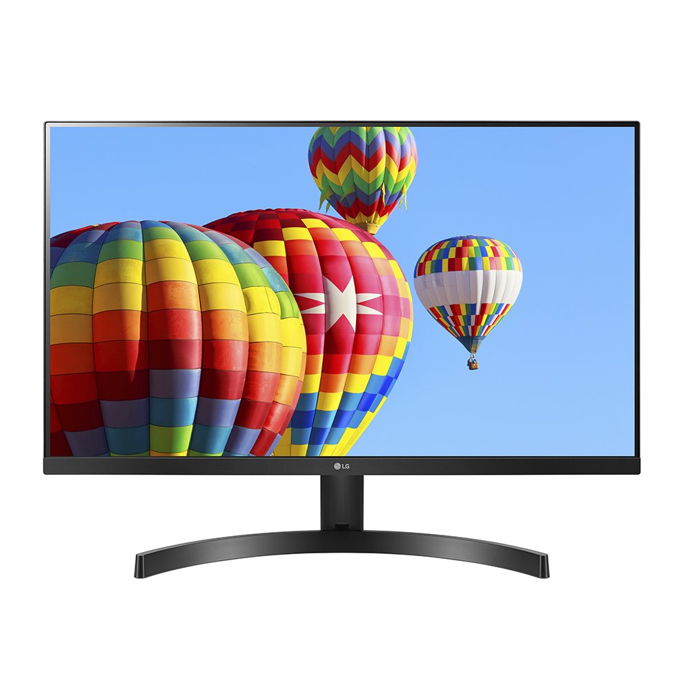 LG 24MK600M-B 24'' Full HD (1920 x 1080) IPS Display with 3-Side Virtually Borderless Design and Radeon FreeSync Technology and Dual HDMI, Black