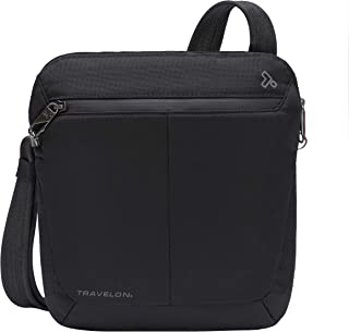 Anti-Theft Active Small Crossbody Messenger Bag, Black
