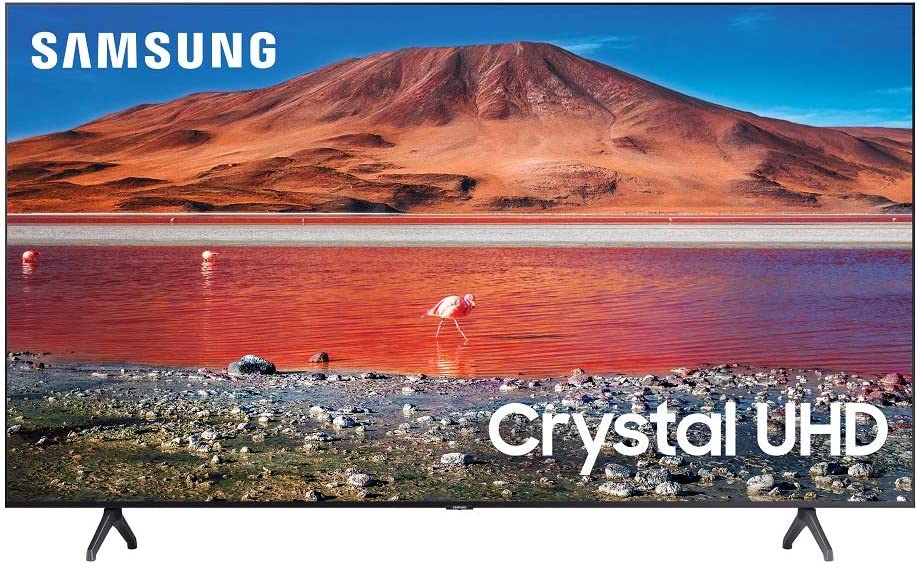         SAMSUNG 50-Inch Class Crystal UHD TU7000 Series - 4K UHD Smart TV (UN50TU7000FXZA)       