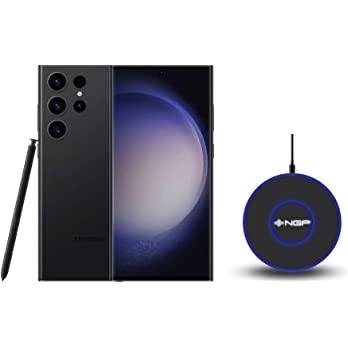          SAMSUNG Galaxy S23 Ultra 5G S9180 Dual 512GB 12GB RAM, 200 MP Camera, Factory Unlocked, NGP Wireless Charger Included – Phantom Black        