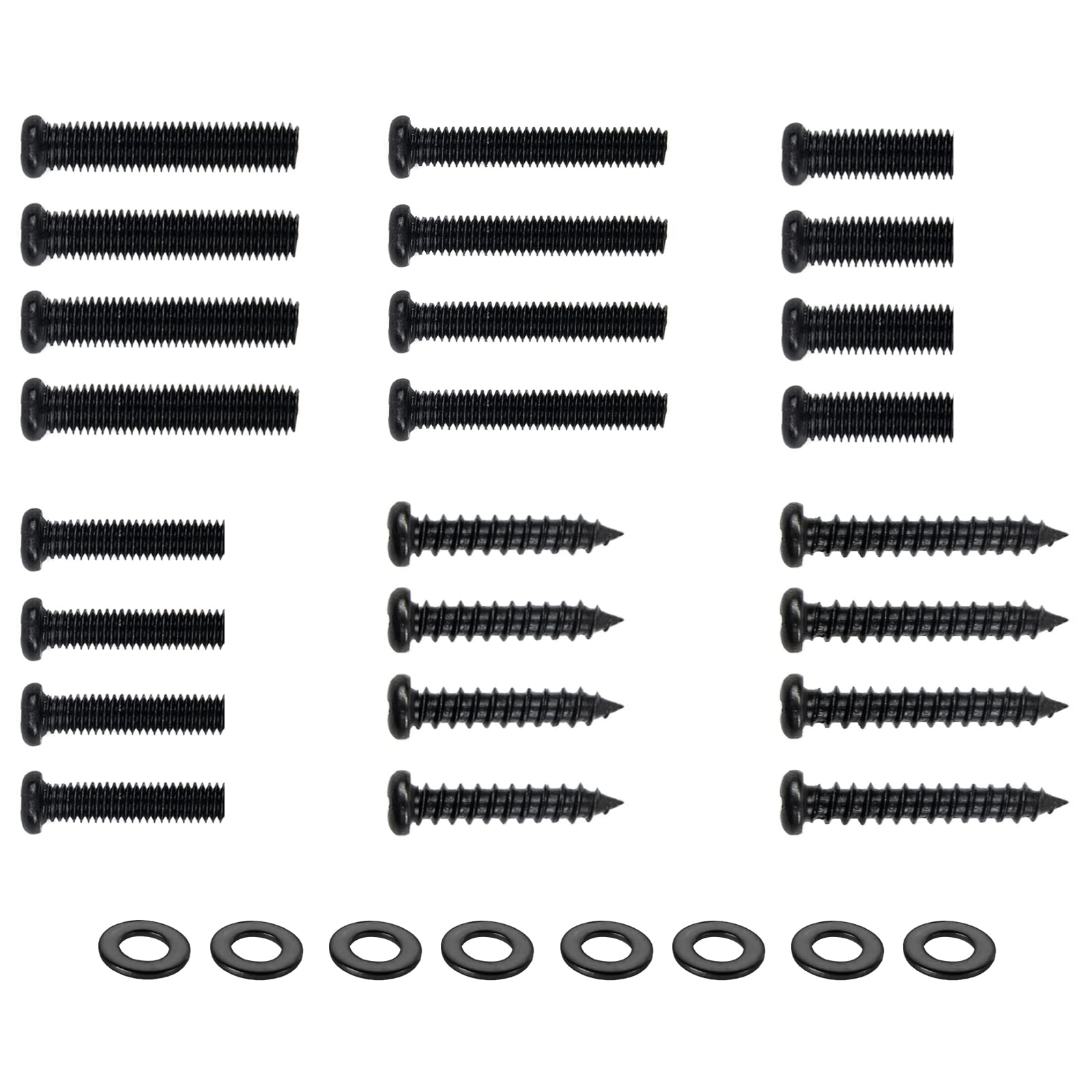 TV Stand Screws and Washers for All TV Stand Legs Screws Kit for TCL Hisense Samsung LG Vizio JVC Onn Sony Toshiba Insignia Westinghouse Philips Sharp Roku TV Legs Universal TV Stand Screws