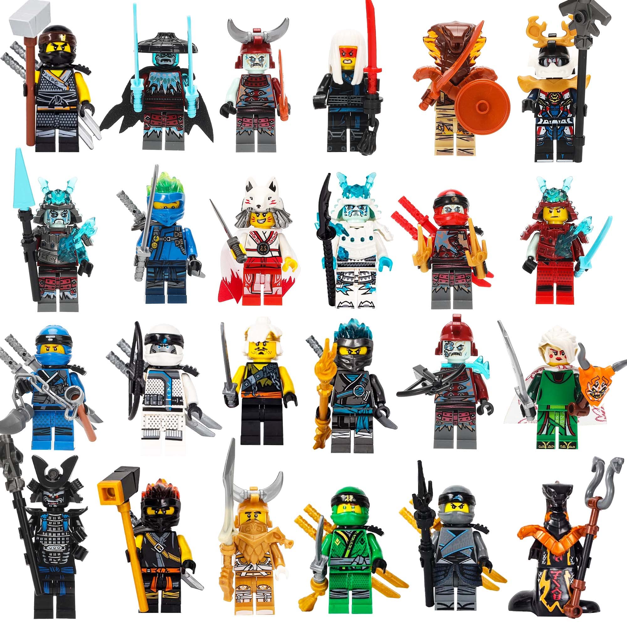 24Pcs Anime Character Figures Building Toys Set, Collectible Figures Toys for Kids