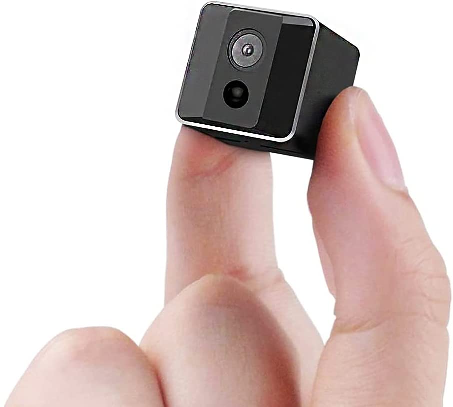 Mini Spy Camera 1080P Hidden Camera - Portable Small HD Nanny Cam with Night Vision and Motion Detection - Indoor Covert Security Camera for Home and Office - Hidden Spy Cam