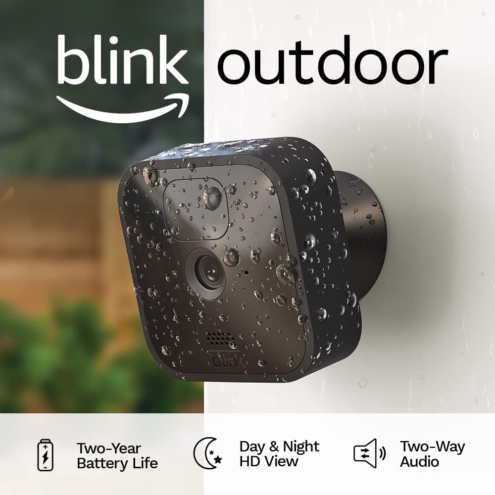 Blink Outdoor (3rd Gen) – wireless, weather-resistant HD security camera with two-year battery life and motion detection, set up in minutes – 8 camera system