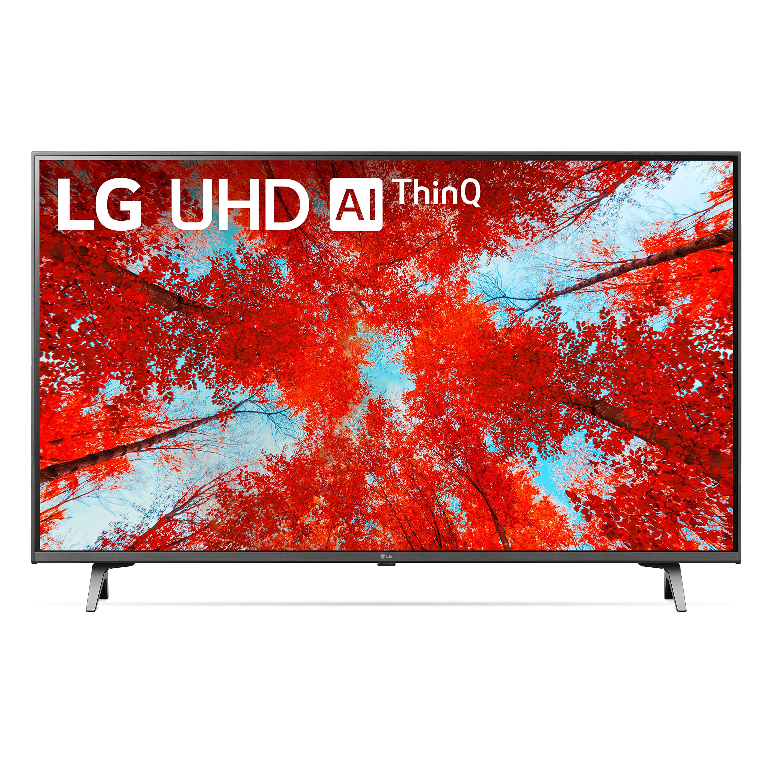 LG 43-Inch Class UQ9000 Series Alexa Built-in 4K Smart TV (3840 x 2160), 60Hz Refresh Rate, AI-Powered 4K, Cloud Gaming (43UQ9000PUD, 2022) (Renewed)