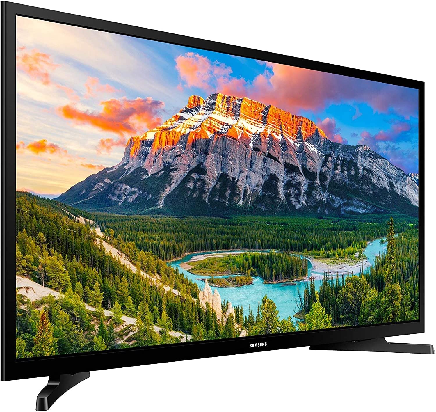         SAMSUNG Electronics UN32N5300AFXZA 32inch 1080p Smart LED TV (2018) Black (Renewed)       