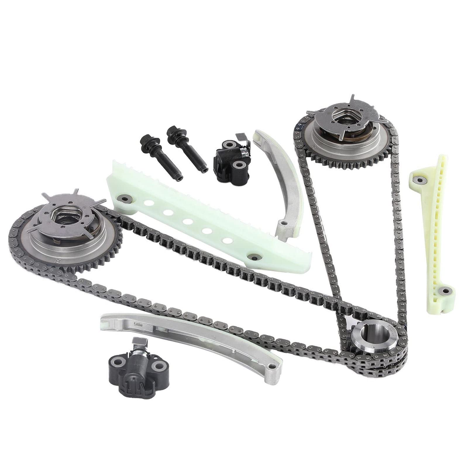 A-Premium 11Pcs Engine Timing Chain Kit Compatible with Ford F-150 2009-2010 Explorer 2006-2010 Mustang Explorer Sport Trac Mercury Mountaineer 4.6L
