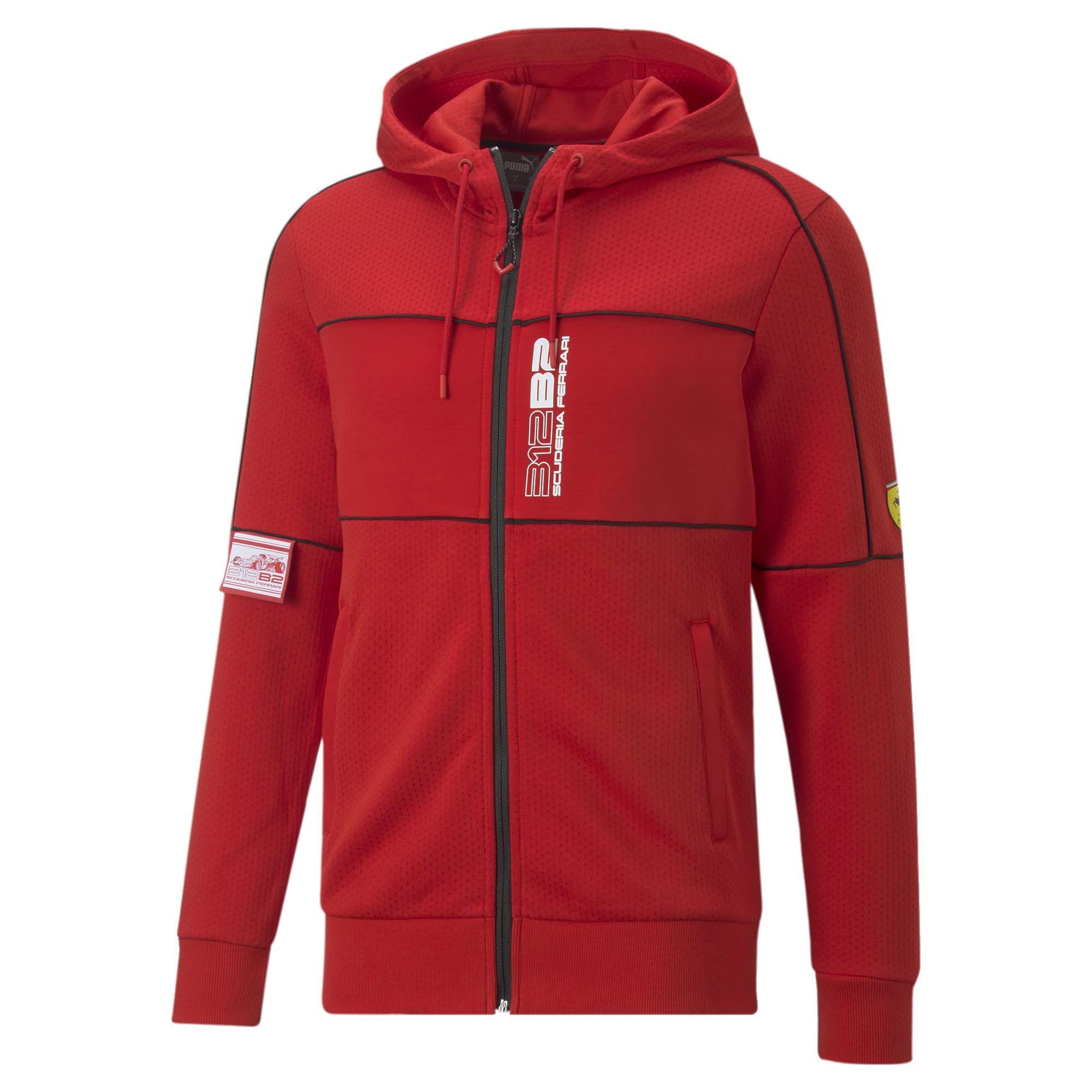 PUMA Men's Standard Scuderia Ferrari Race Hooded Sweat Jacket