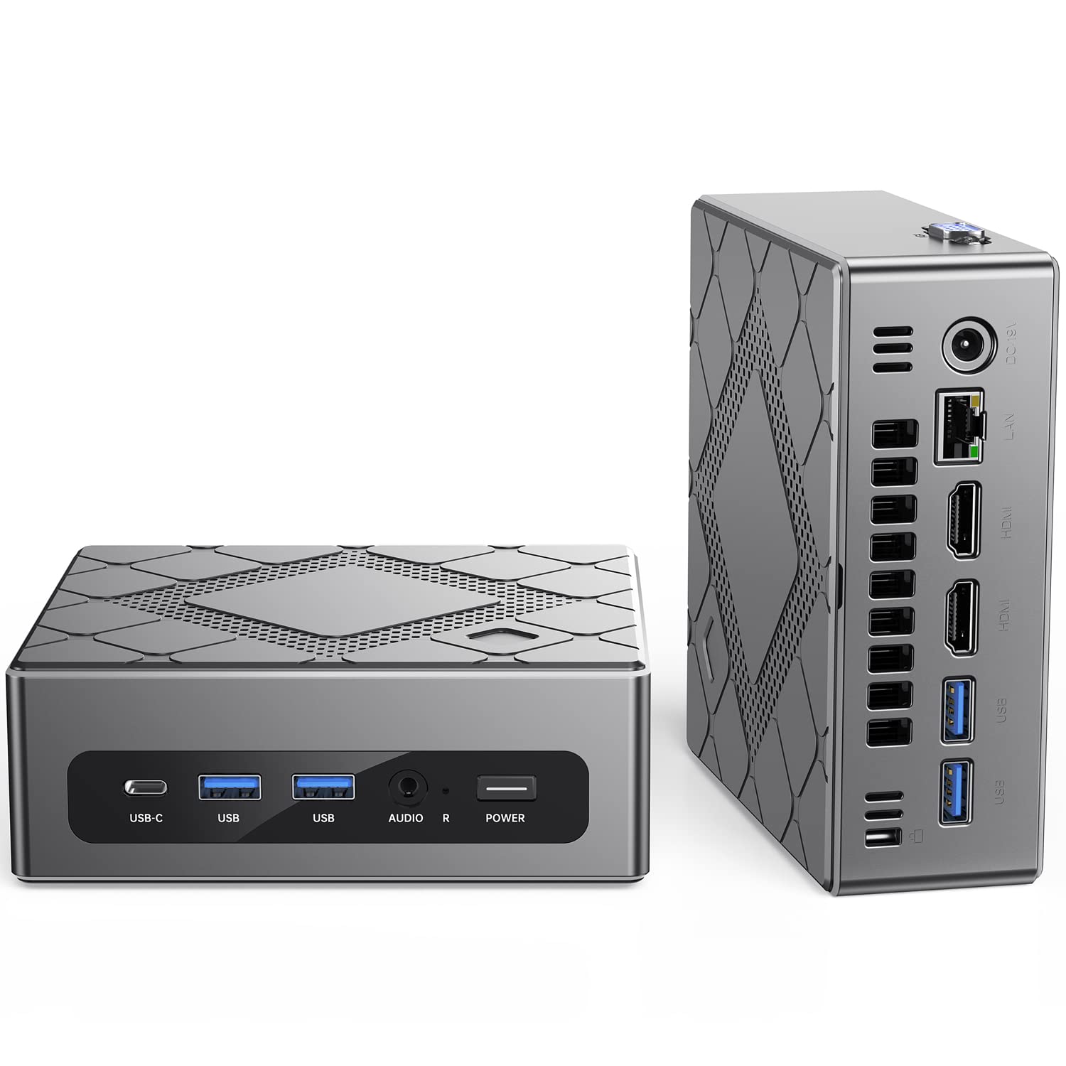 Mini PC Intel i7-10810U(up to 4.9 Ghz) Mini Computers 16GB RAM 512GB M.2 2280 SSD Mini Desktop Computers, Windows 11 Pro WiFi 5 BT 4.2 4K HDMI Type-C USB 3.0 Gigabit Ethernet VESA for Home Office