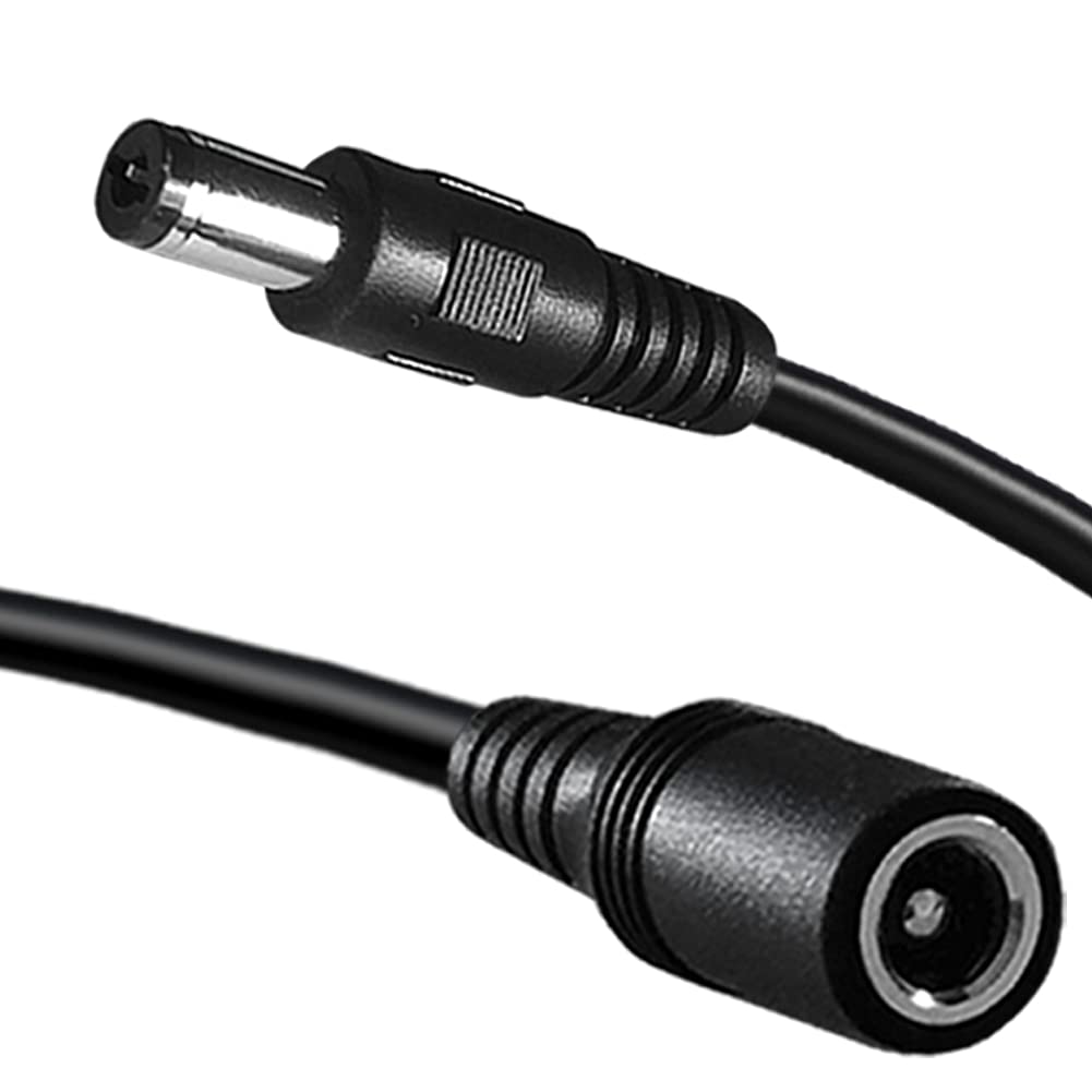 Dc Power Extension Cable,5.5mm x 2.1mm 12v Extension Cord 6FT Security Camera Cable DC Male to Female Extender Wire for CCTV IP Indoor Camera Dvr Standalone LED Strip,DC Supply Adapter