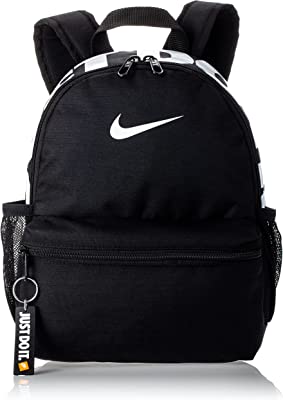 Brasilia "just Do It" Backpack (mini), Black/Black/(Glossy White), Misc