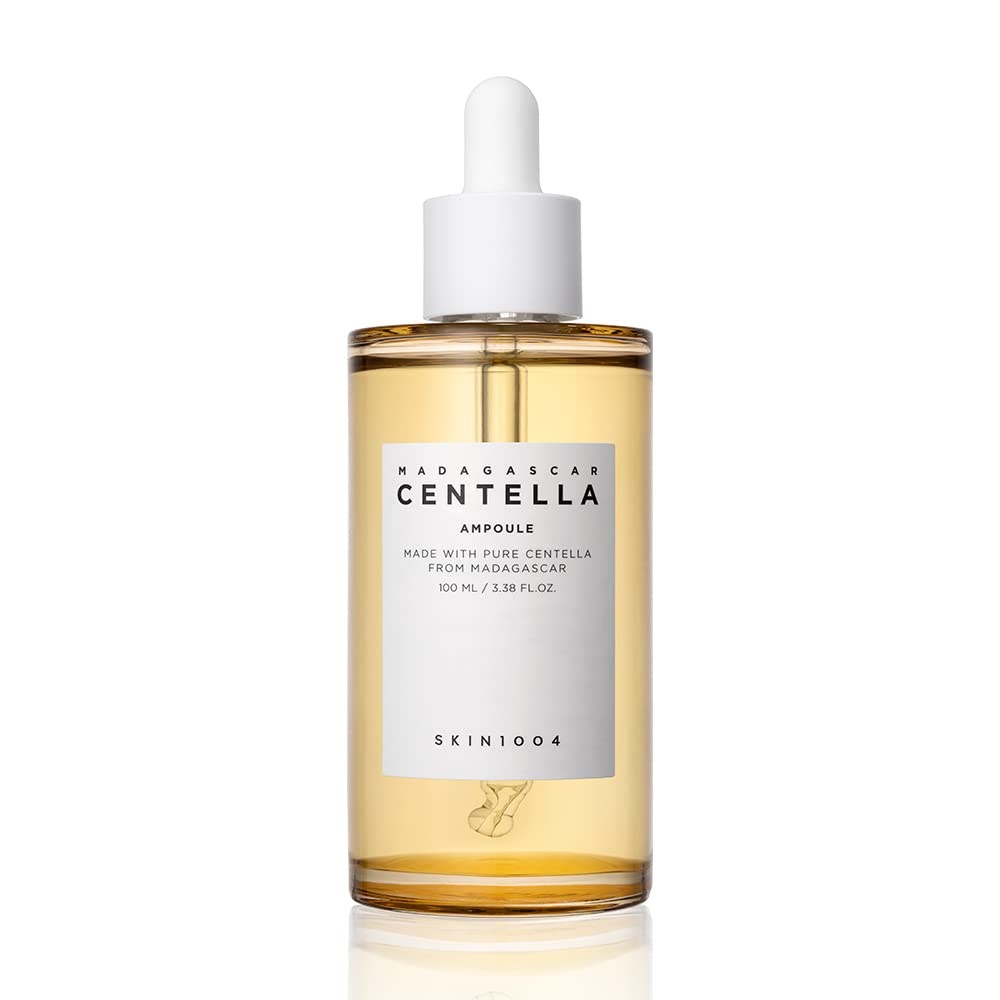 SKIN1004 Madagascar Centella Asiatica Ampoule Facial Serum 3.38 fl.oz(100ml) | 100% Centella Asiatica Extract | Soothes Acne Prone and Sensitive Skin
