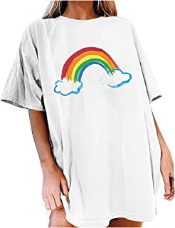 Graphic Vintage Tshirts for Women Country Short Sleeve Crew Neck Summer Tops Tunic Trendy T-Shirt Formal Casual Blouse