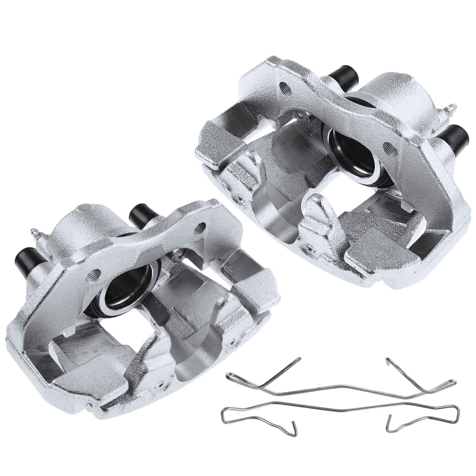 A-Premium Disc Brake Calipers with Bracket Compatible with Mazda 3 2005-2006 2008-2013 3 Sport Front Side 2-PC Set