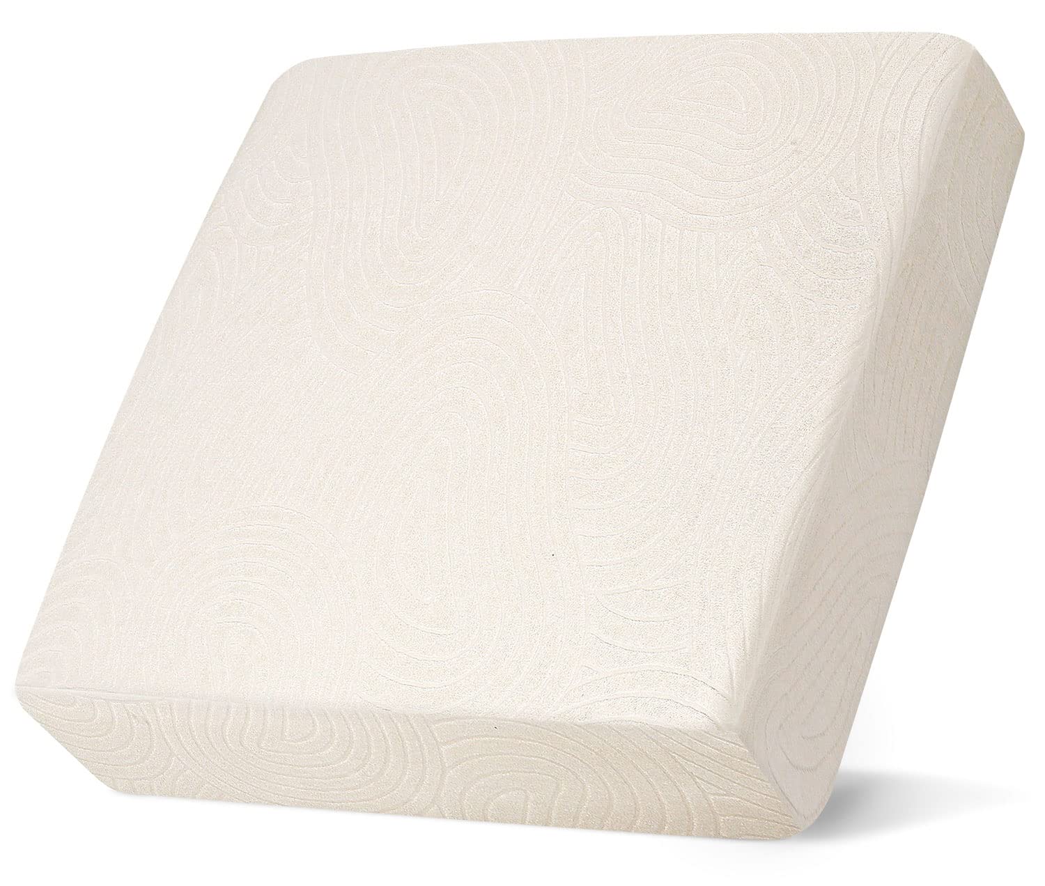 SearchI Stretch Latest Jacquard Sofa Couch Cushion Covers Replacement Cushion Slipcovers Stretch Sofa Seat Cover Furniture Protector Sofa Slipcover Soft with Elastic Bottom(Small, Beige Fingerprint)