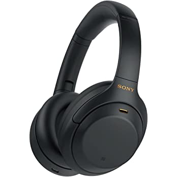          Sony WH-1000XM4 Wireless Premium Noise Canceling Overhead Headphones with Mic for Phone-Call and Alexa Voice Control, Black WH1000XM4        