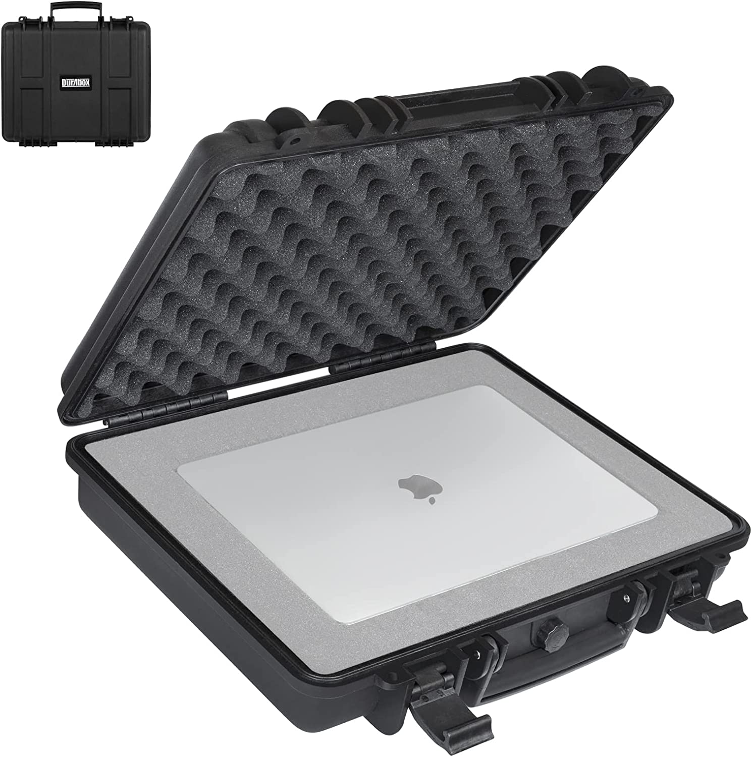         Durabox All Weather Travel Hard Case with Customizable Foam for Cameras, Lenses, Laptops, Guns, Pistols and more (Medium 16 x 14 x 4)       