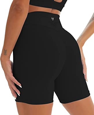 Yoga Shorts for Women Tummy Control High Waist Biker Shorts Exercise Workout Butt Lifting Tights Women's Short Pants