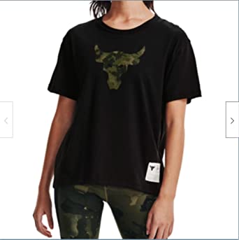          Under Armour Women's T-Shirt Cotton/Polyester Blend Project Rock Collection        