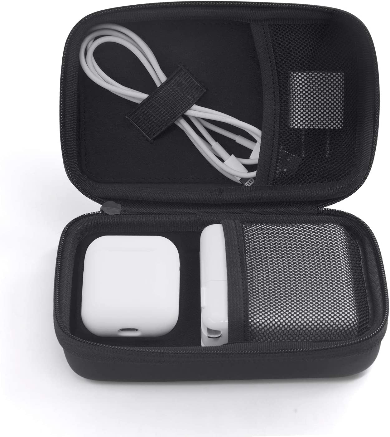         LENTION Portable Pouch Case for 2.5 inch External Hard Drive, Laptop Power Adapter, Phone Charger, Wireless Mouse, Cable, Power Bank, SSD, HDD, Accessories, EVA Travel Organizer       