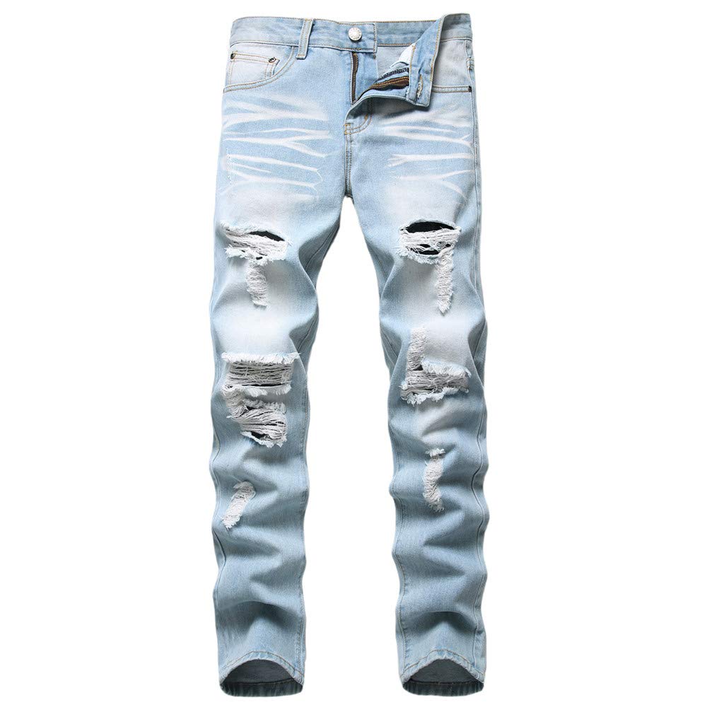 Men's Ripped Regular Fit Jeans
