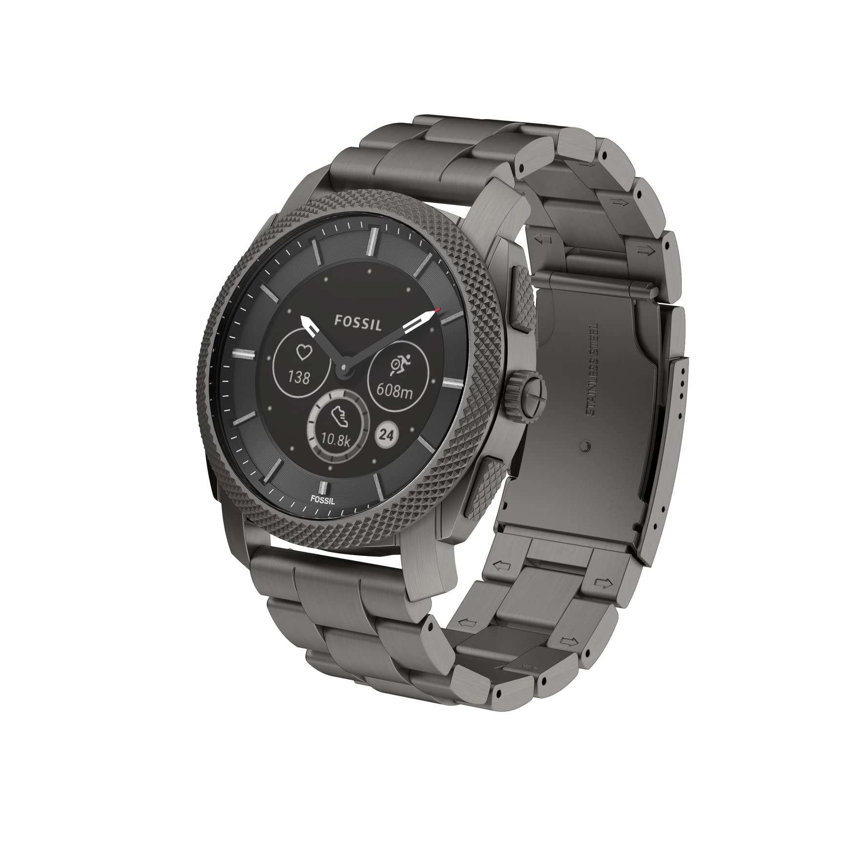 Fossil Machine Gen 6 Hybrid Smartwatch with Alexa Built-In, Heart Rate, Activity Tracking, Blood Oxygen and Smartphone Notifications