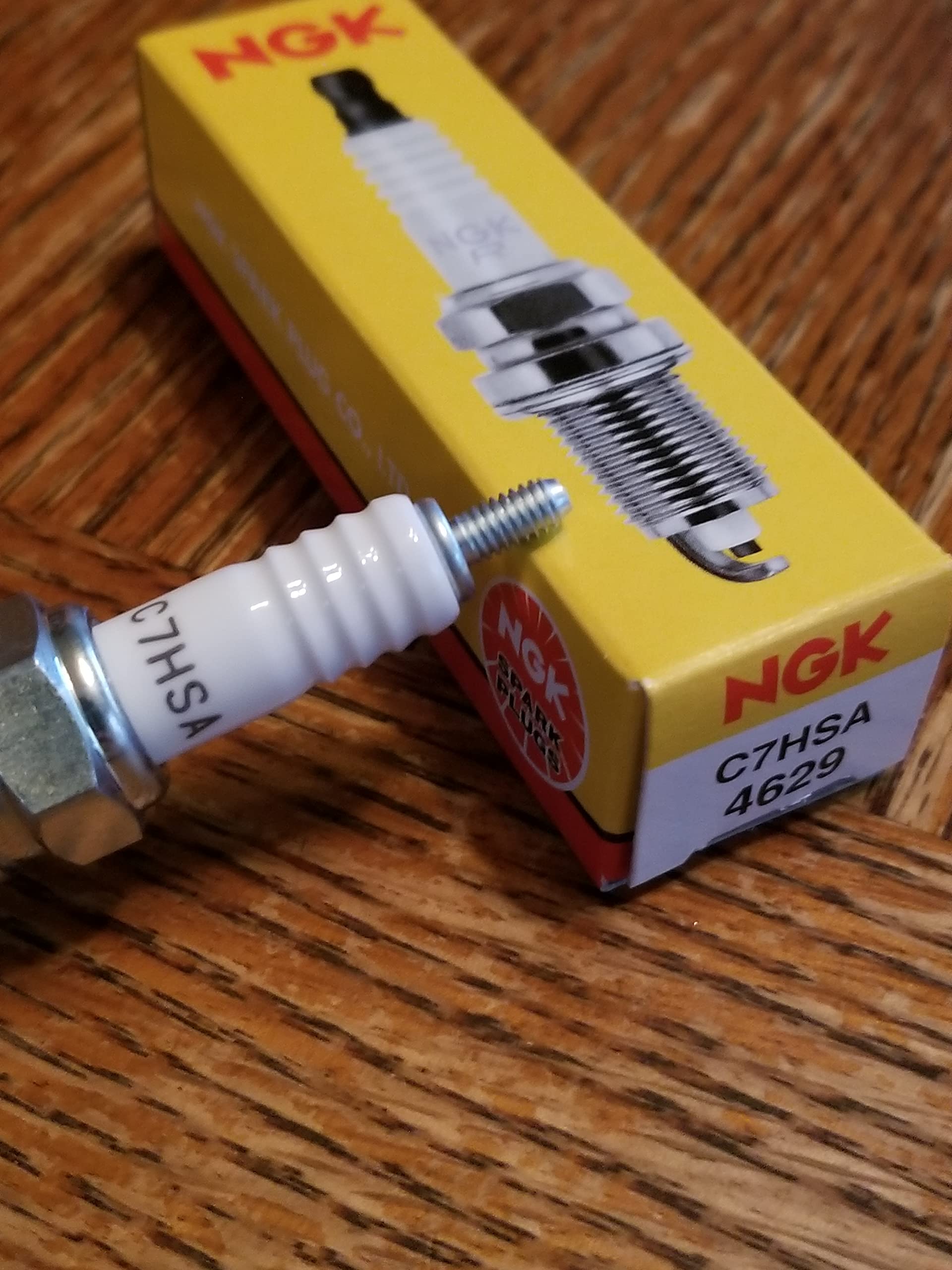 Lot of 4 NGK Standard Non-Resistor Spark Plug 4629 C7HSA for 50cc 110cc 150cc Motorcycle ATV Dirt Pit Bike Go Kart Quad Honda Yamaha Kawasaki Suzuki Bristol