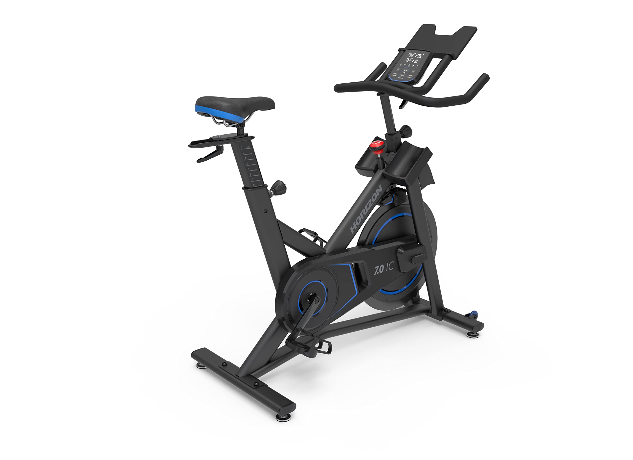 Horizon Fitness 7.0 IC Indoor Cycle Bike, Fitness & Cardio, Magnetic Resistance Cycling Bike with Bluetooth, Multi-Position Grips, 300lb Weight Capacity